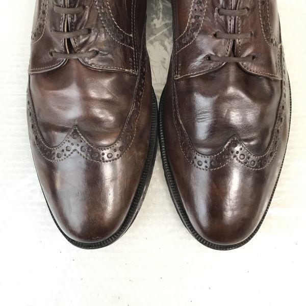 Made in Germany Lloyd Wingtip Leather Dress Shoes Men’s 8 26.5 Brown(USED)