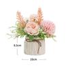 Nordic Modern Vase Imitation Ceramic Plastic Vase for Wedding Birthday Art Home Living Room Decoration Flower Arrangement