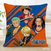 Jednodílný povlak na polštář s potiskem oblíbené postavy z anime Fanoušci Anime Dekorativní povlak na polštář do ložnice, obývacího pokoje a pro anime nadšence