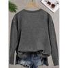 Elegant Style for Women“read Books Be Kind Stay weird”Patterned Print Round Neck Women's Long Sleeve for Spring, Summer, Autumn, and Winter T