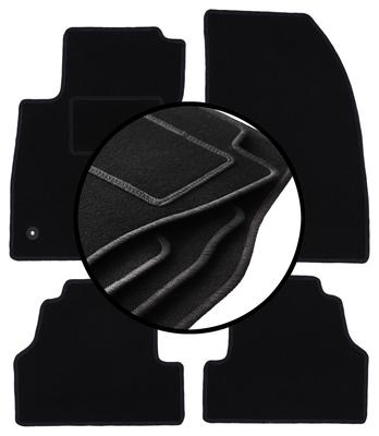 Complete Set of Velour Floor Mats For: Opel Mokka X Crossover (2016-)
