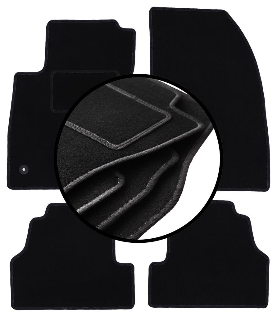 Juego completo de alfombrillas de terciopelo para: Crossover Chevrolet Trax (2013-)