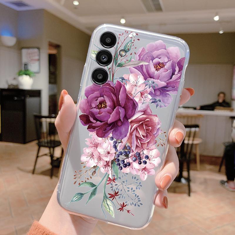 For Samsung A15 5G Case 6.5 Inch Face Cover Soft Silicone Clear TPU Phone Case For Samsung Galaxy A56 A16 A26 A36 Fundas Bumper