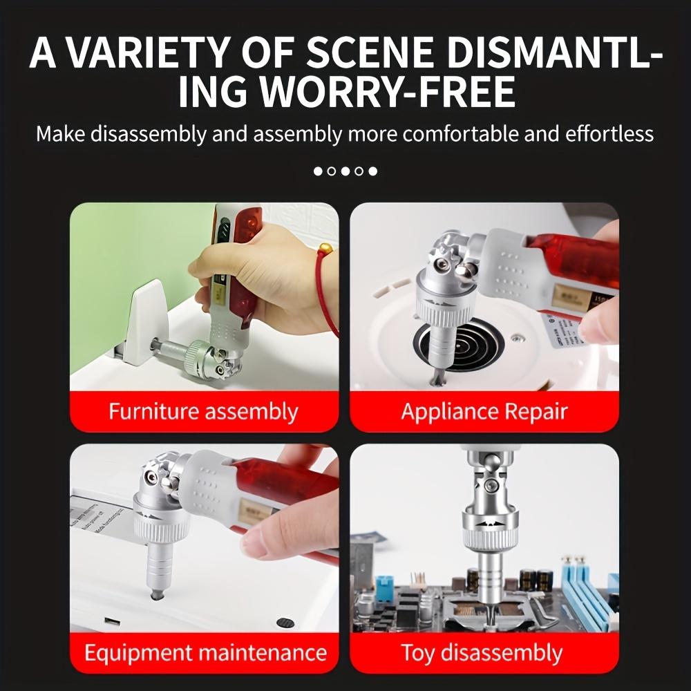 15in 1 Portable Precision Ratchet Screwdriver Set with Magnetic Bit, Multifunctional Repair Tool Combination Tool