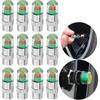12Pcs Car Tire Pressure Monitor Valve Stem Cap Sensor Indicator, 2.4Bar 36PSI Pressure Monitor Tire Valve Stem Caps With 3-Color Eye Alert For Cars,