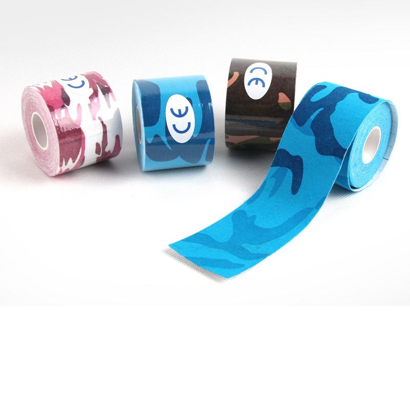 Colorful 2.5/5cm Waterproof  Kinesiologe Tape Kinesiology Tape Sport Taping Strapping Football Knee Muscle Elastic Bandage Fit
