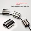 Wire Crimp Connector Line Crimping Sleeves Oval Double copper Tube 2025 Fishing Wire Tube