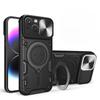 Slide Camera Lens Protector Armor Case For iPhone 16 15 14 13 12 11 XS XR Plus Pro Max Military Grade Bumpers Ring Cover
