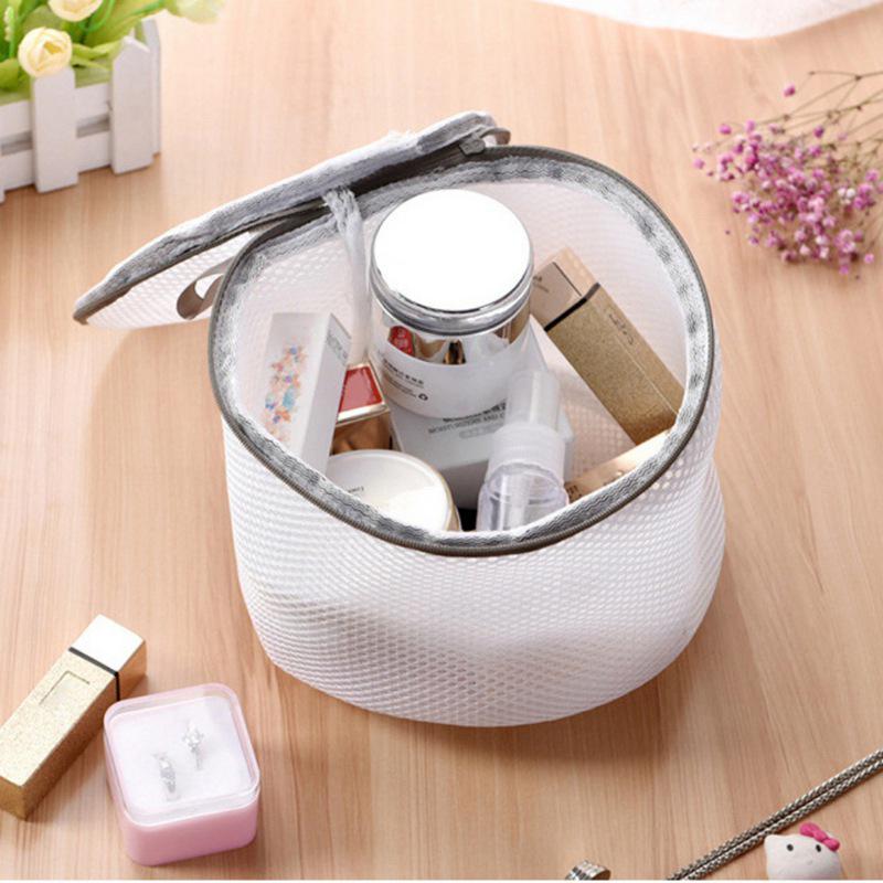 High-end Elegant Gray Zipper Laundry Bag Thickening Bra Bag Home Garden Home Storage Organization