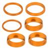 6Pcs   Headset Spacer Aluminium Alloy Bike Handlebar Stem Spacers for Mountain Bike