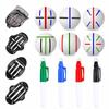 8Pcs/Set 4 Marking Stencils Golf Balls Alignment Exerciser Golf Ball Marker Pen  Gymnasium