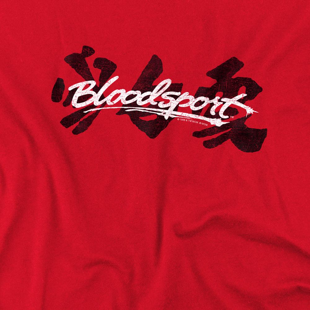 Bloodsport Unisex Erwachsenen Kanji T-Shirt
