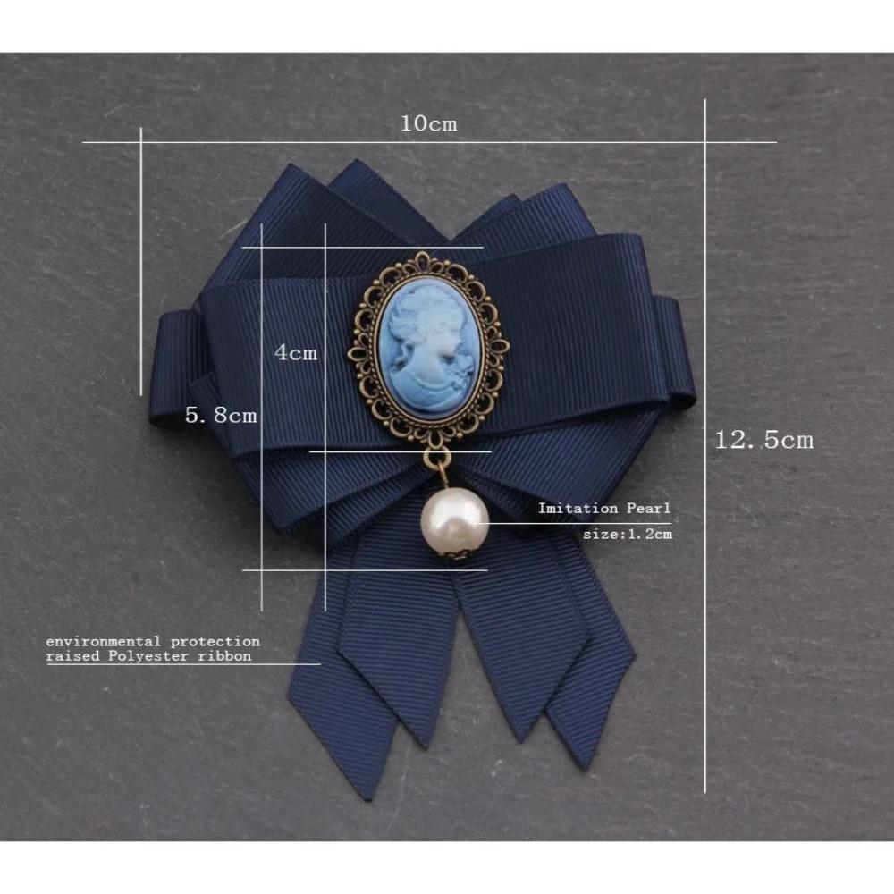 Retro Bow Corsage Brooch, High-end Fabric Ribbon Clothing Pin, Elegant Fashion Decorative Accessories for Women