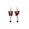 Pearl Chain Fringed Earrings Earrings Handmade Beaded Pendant Light Luxury High-End Exquisite Versatile Fashion Temperament Earrings