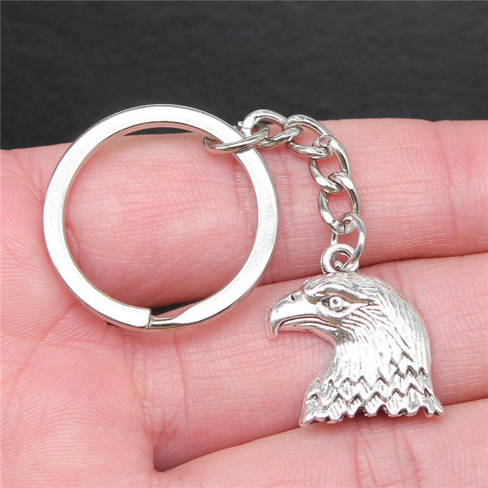 Porte-clés Gothique Biker Aigle Crâne Ailes pour Étudiants Nouvelle Arrivée Statement Cadeau d'Anniversaire Accessoire de Voyage Doux