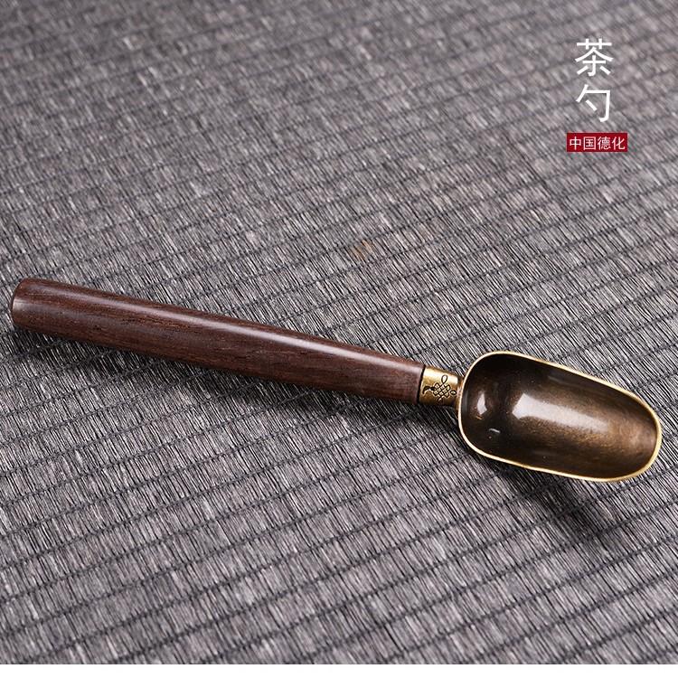 Porte-cuillère à thé Style Rétro Chinois Accessoires Cuillère Cuillère à thé Thé Kongfu Délicat Bambou Naturel Pelle à thé Cadeaux