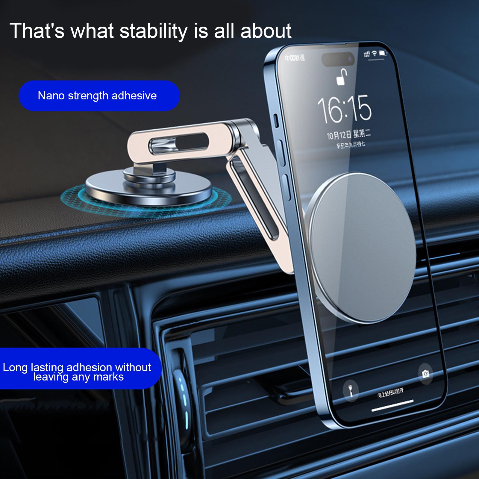 

Автомобильный держатель для телефона Tesla Model 3 / Y, магнитная подставка для iPhone 14 Pro Max, аксессуары Magsafe серебряный