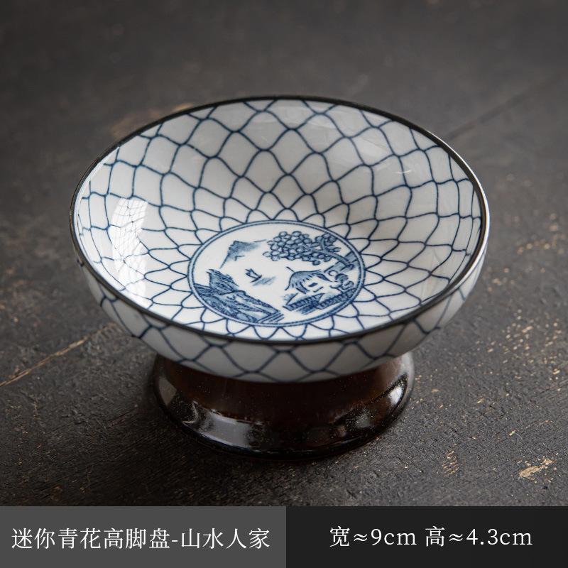 Furnace, iced tea tray, fruit snacks, fruit tray, snack tray, Sigongge wooden dried fruit tray, iced tea snack tray