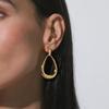 Retro Teardrop Stainless Steel Earrings – Elegant, Versatile, and Trendy