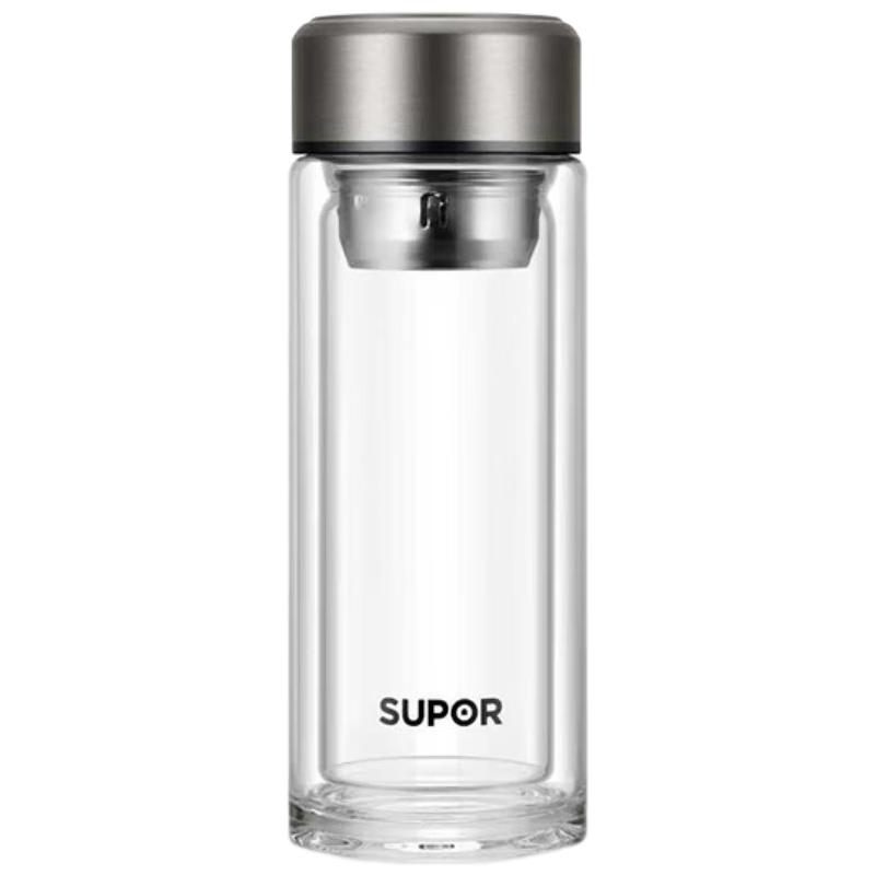 Supor Double-Layer Glass Tea Cup