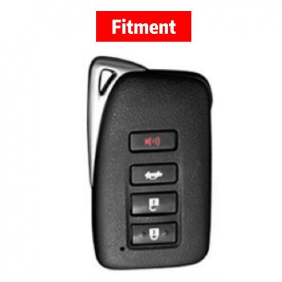 1PC Leather Key Fob Case Cover Shell for Lexus RX LX570 ES IS200 GS NX300h