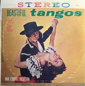 

LP Record RAUL ESQUIVEL ORCHESTRA Beautiful Tangos CST267 Crown Records 1962 US Latin Used