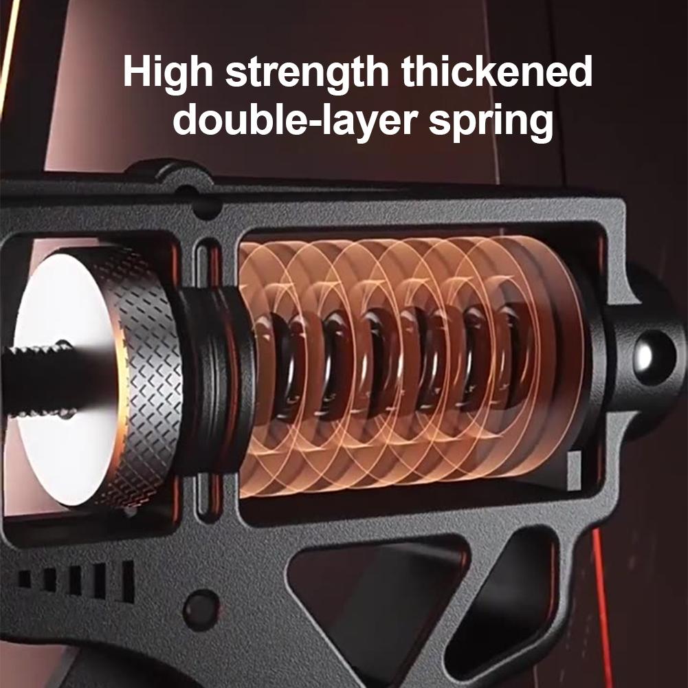 Hand Grip Strengthener Grip Strength Trainer 5-165Kg Adjustable Arm Wrist Forearm Trainer with Counter Anti Slip for Home Gym