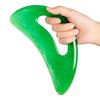 Gua Sha Massage Tool with Handle Larger Guasha Scraping Tool for Back Neck Face Leg Massage, Lymphatic Drainage, Cell