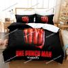 3D Anime Duvet One Punch Man Cover Sets Pillowcase Bedding Set Kids Children Gift Girls twin full Queen King Size Bed Linen