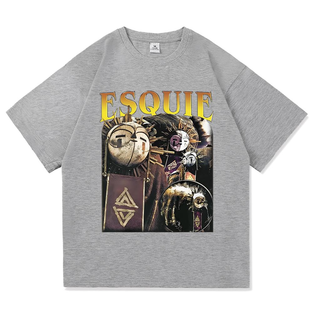 Esquie Clair Obscur Expedition 33 TShirt Whooo Wheee Menwomen Clothing Harajuku High Quality Tops Cotton TShirts Male Tees
