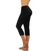 Women’s -Colored Simpled - Lock Bottoming Yoga Pants, Wearable As Outer Cropped Trousers