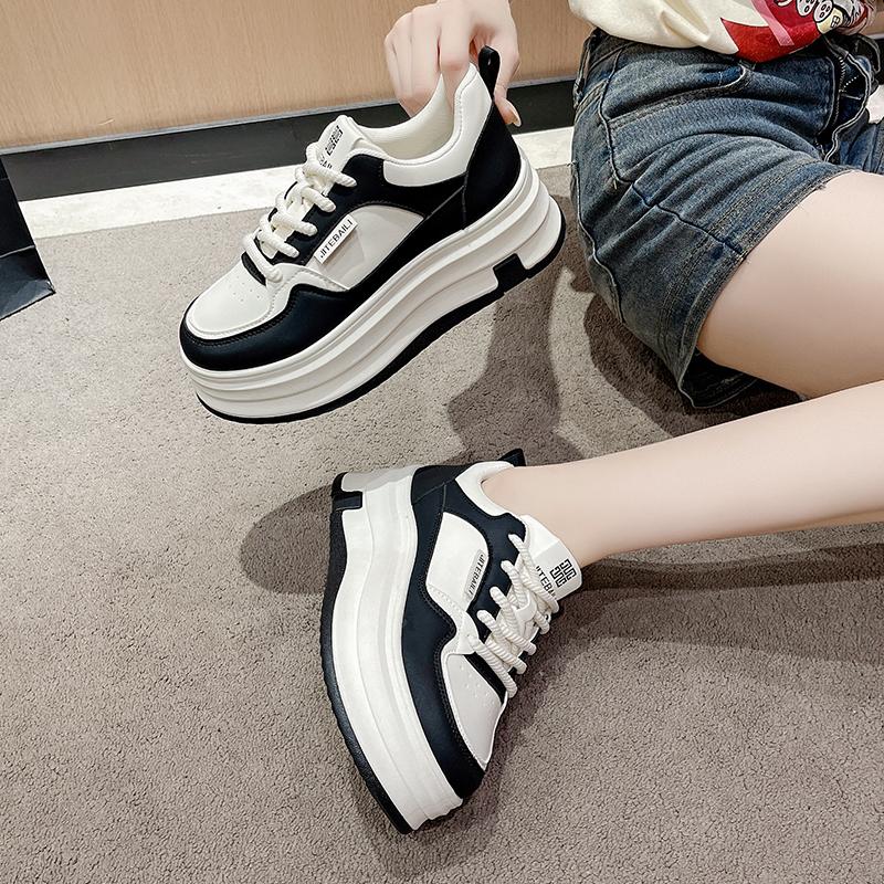 Fashion 2025 Platform Shoes Women Sneakers Platform Vulcanized Shoes Fashion Comfortable Women's Shoes Casual Sneakers Tenis
