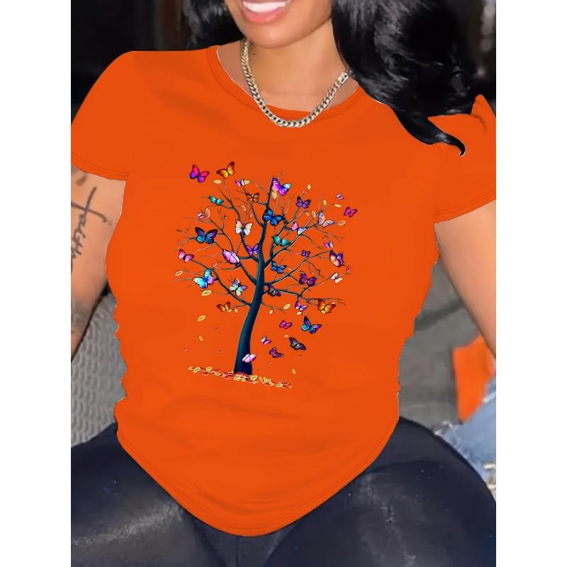 

Personalized printed casual short sleeved women s style XL