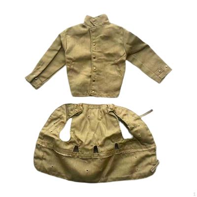 1:6 Uniform Full Set,Mini Waistcoat and Shirt Model, Action Figure Costume, Miniature Clothing for
