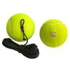 Strandtennis Professioneller Tennis-Trainingsball mit elastischem Seil, Rebound-Übungsball mit Schnur, tragbare Tennis-Trainingsbälle