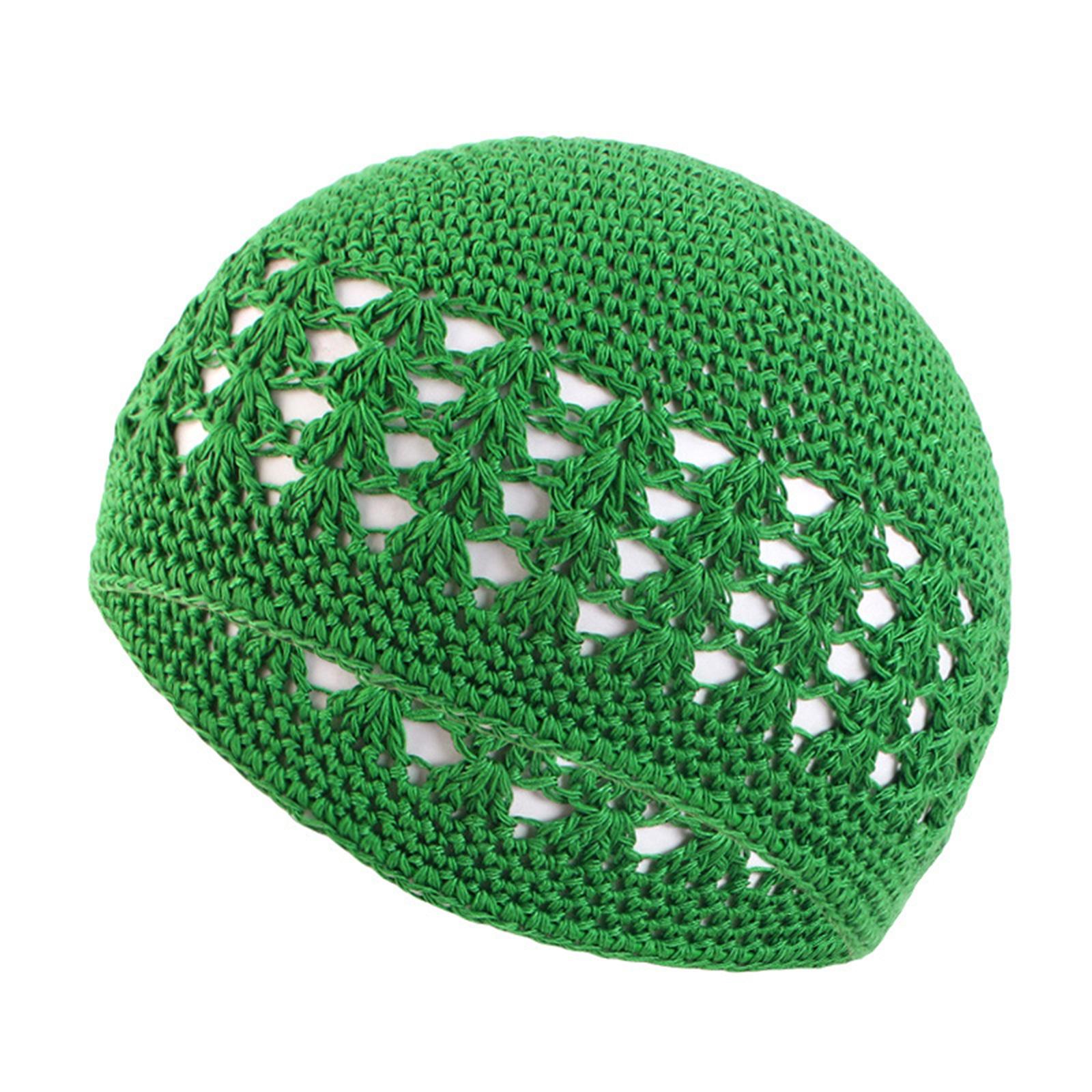 

Adult Crochet Islamic Beanie Cute Students Outdoor Cycling Hiking Hat Lovely Autumn Winter Hollow out Hat for Adult 9