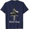 Deus Vult - Catholic Crusader Knights Templar Armor T-Shirt 100% Cotton O-Neck Short Sleeve Casual Mens T-shirt Size S-3XL
