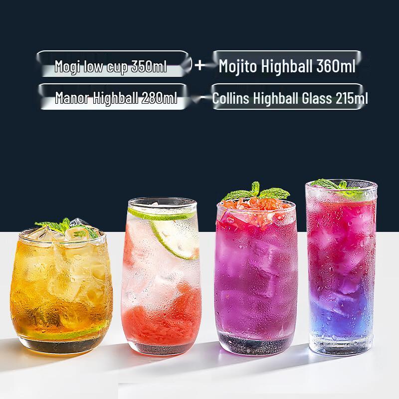 Transparent Borosilicate Cocktail Glass