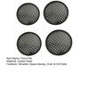 4Pcs Non-Stick Pizza Pan with Perforated Holes Heavy-Duty Round Barbecue Grill Pan Heat-Resistant Multipurpose Baking Tray for Bread Roasting Grilling