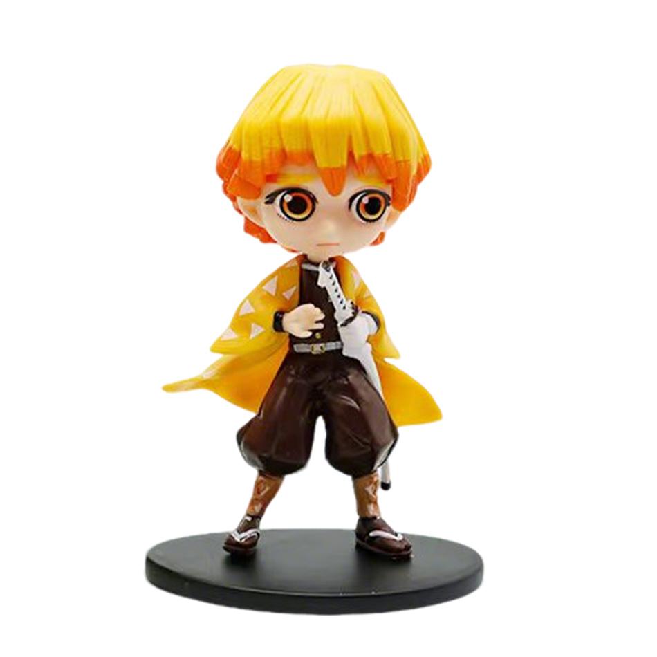 Anime Demon Slayer Figure Kamado Tanjirou Nezuko Action Figures Zenitsu Figurine Inosuke Kimetsu No Yaiba Figura PVC Model Toys