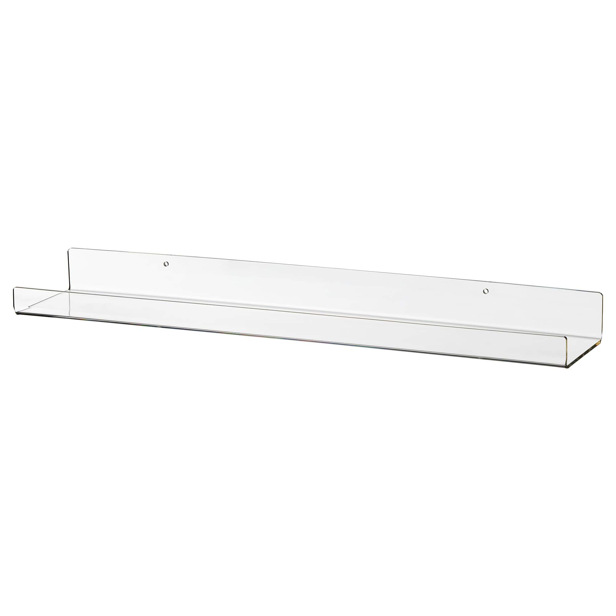 IKEA Art plaukts 60 cm caurspīdīgs