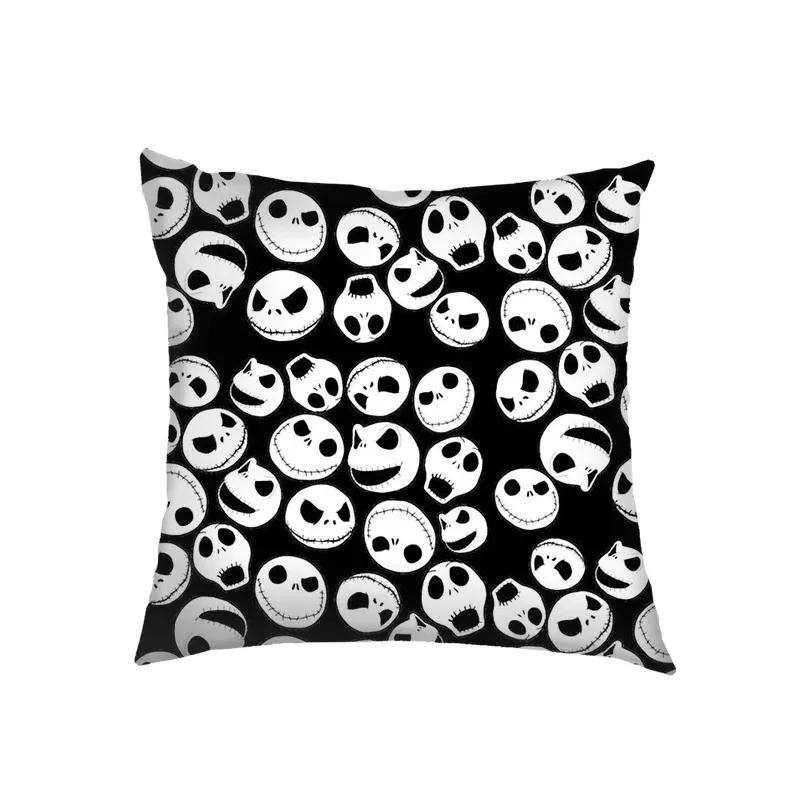 Halloween Vampire Bat Ghost Decoration Pillow Set Is Suitable for Home Living Room Sofa Cushion Sleeve Bedroom Decoration