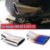FOR 2017- 2018   HONDA CR-V CRV Auto Car Exhaust Rear Tail Pipe Tip Muffler Trim Stainless Steel Parts Accessories