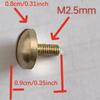 2Pcs Saxophone Thumb Rest Screws Tightening Screw Repairing Spare Part Repair Accessory Metal for
