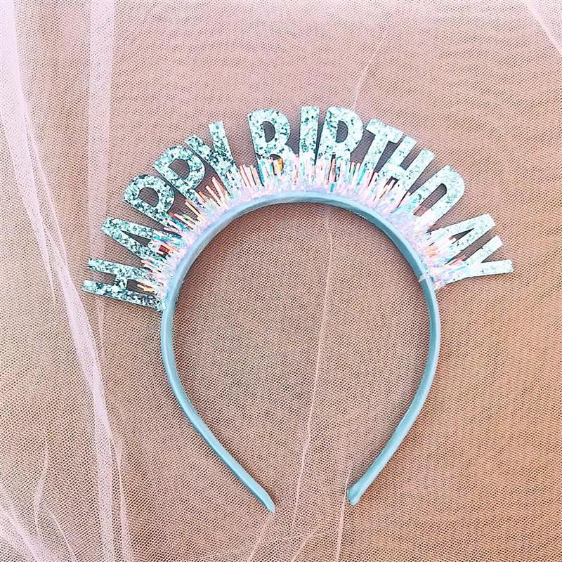 Colorful Flashing 'Happy Birthday' Headband for Kids - Festive Party Dress-Up Accessory