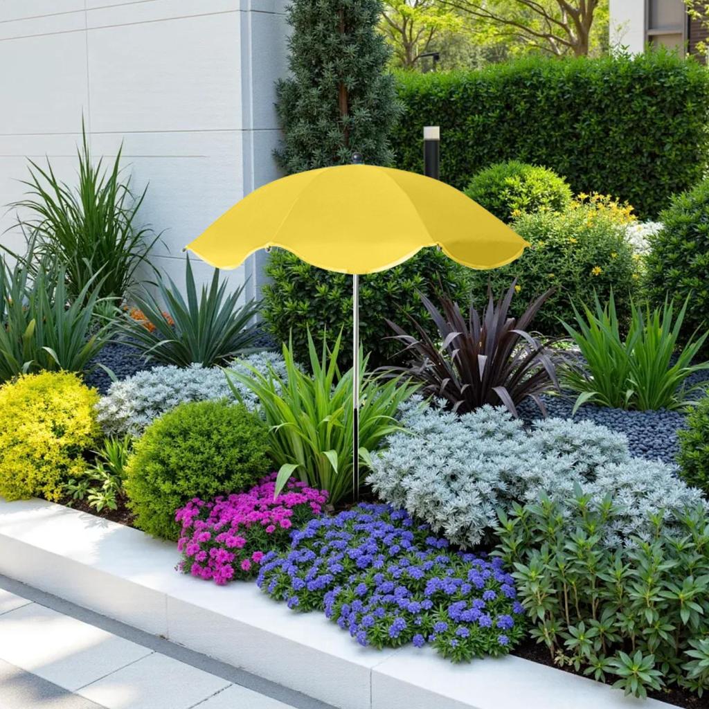 Plant Umbrella Garden Umbrella Shade UPF50 UV Protection Adjustable Portable Canopy Foldable Cover for Flowers Potted Plants