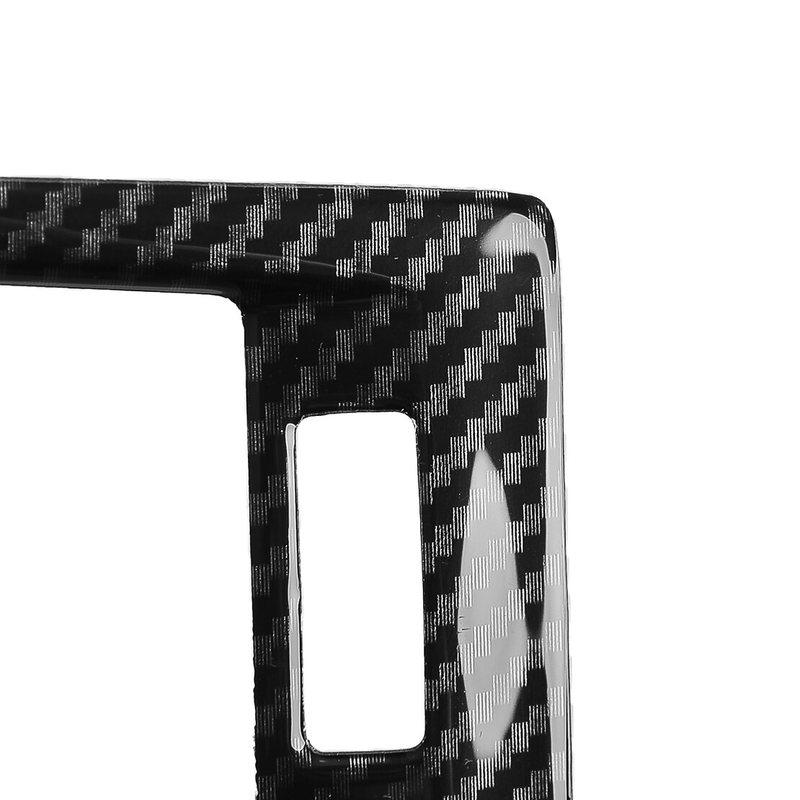 Car Middle Air Outlet Vent Cover Trim Sticker Fit For Lexus IS 250 2006-2011 Carbon Fiber Texture Style ABS