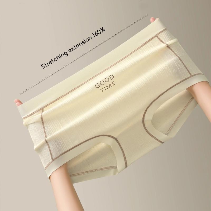 Women Underwear Cotton Panties Cute Panty Middle Waist Briefs Comfortable Soft Underpants M-XXL