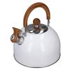304 Stainless Steel Whistling Tea Kettle 2.5L Capacity Fast Heating Kettle  Home Use