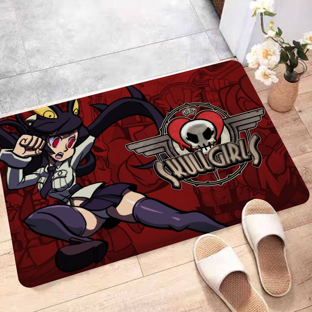 Fighting Game S-SkullGirls Room Mats Cheaper Anti-slip Modern Living Room Balcony Printed Welcome Rug